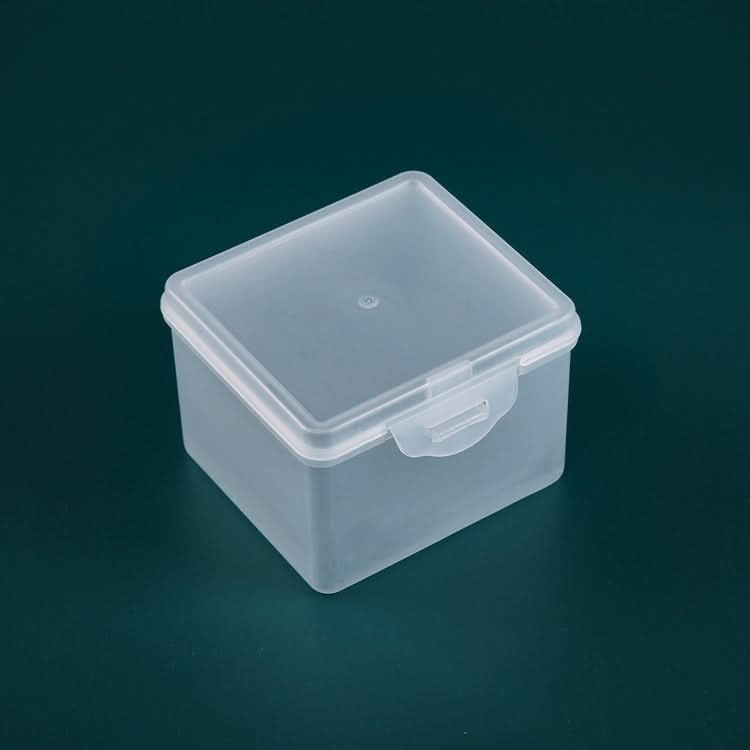 10 PCS PP Matte Material Plastic Box With Cover Parts Tool Storage Box Square Product Box