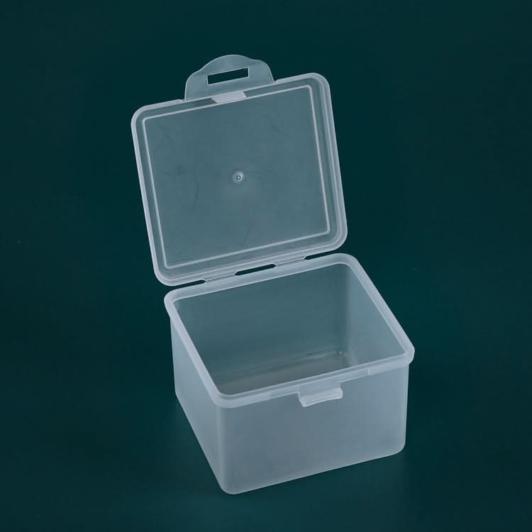 10 PCS PP Matte Material Plastic Box With Cover Parts Tool Storage Box Square Product Box