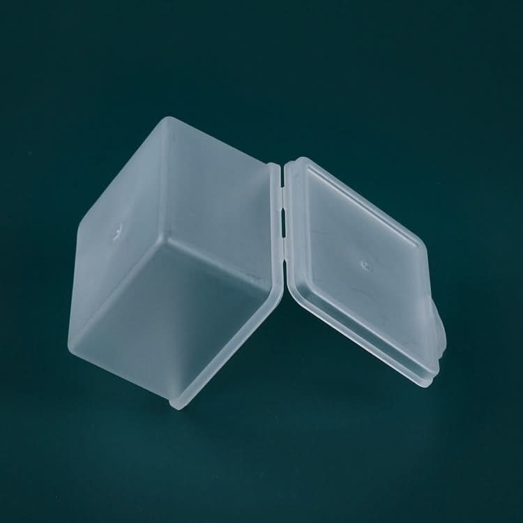 10 PCS PP Matte Material Plastic Box With Cover Parts Tool Storage Box Square Product Box