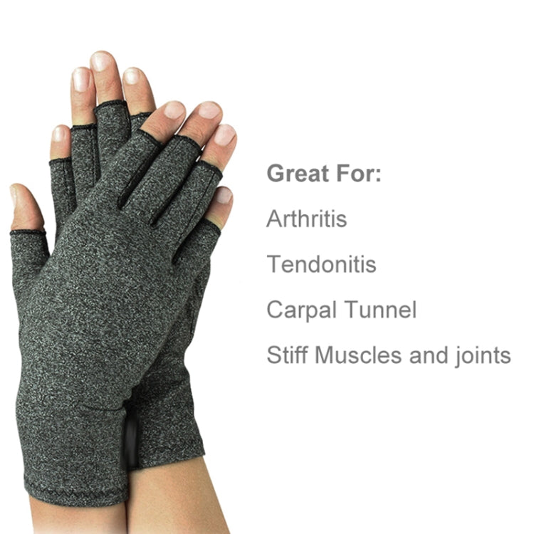 Half Finger Cycling Gloves Arthritis Pressure Health Gloves High Elastic Breathable Anti-edema Rehabilitation Riding Glov Reluova