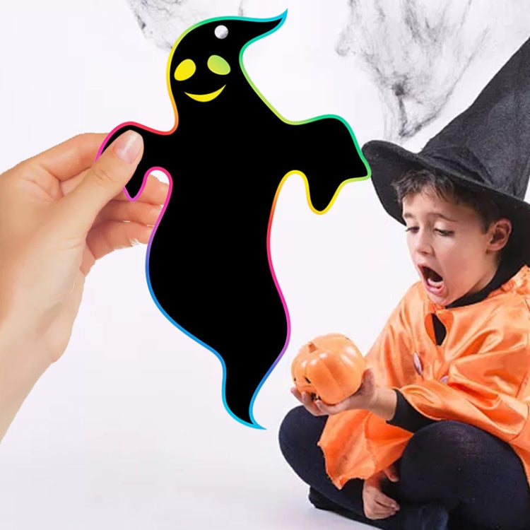 GG-24 Children Colorful Halloween Scratch Painting Set DIY Funny Ornaments Holiday Scratch Painting Paper My Store