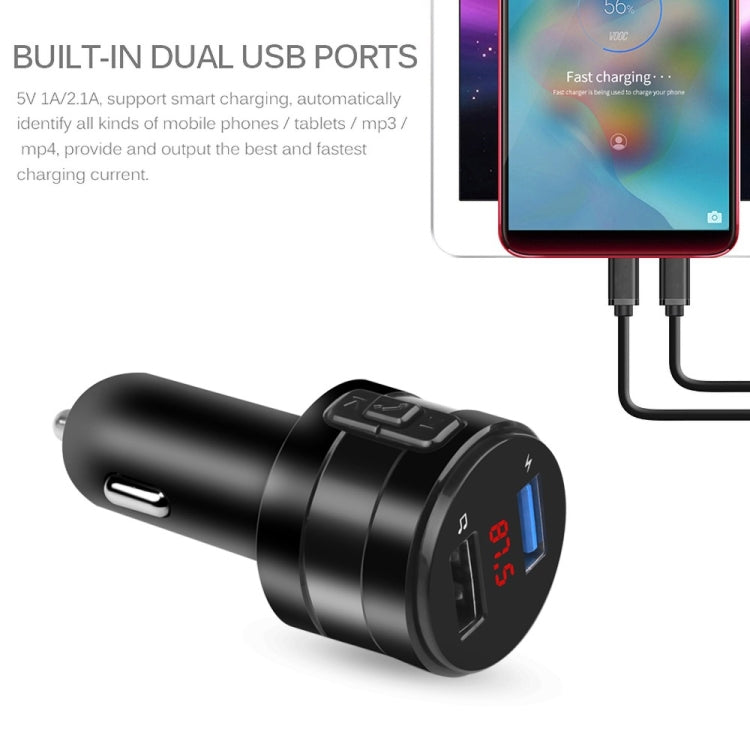 Car Bluetooth Handsfree Car FM Transmitter Music Player Car Charger ÎҵÄÉ̵ê