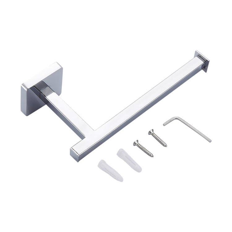 Stainless Steel Square Paper Towel Holder Bathroom Hardware Pendant Roll Paper Shelve Reluova