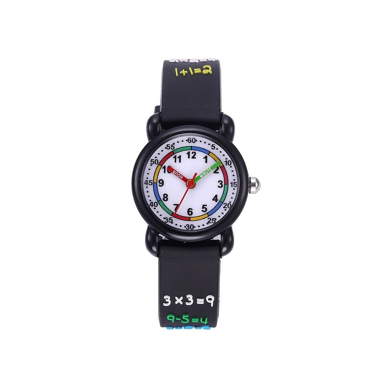 JNEW A335-20093 Children 3D Mathematical Calculations Waterproof Cartoon Watch Reluova