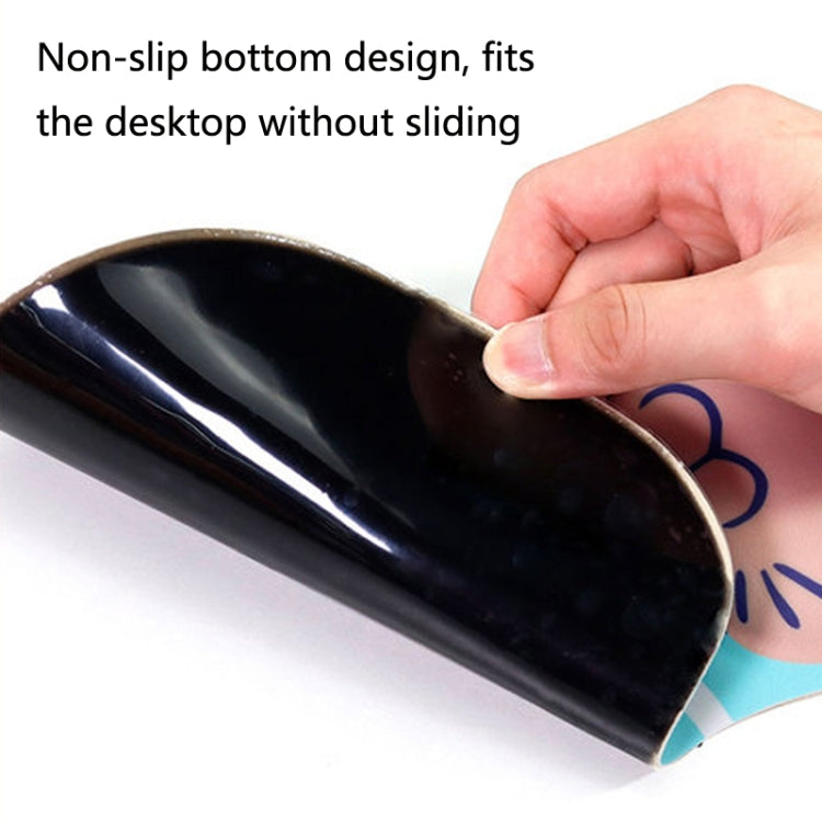 2 PCS Silicone Comfortable Padded Non-Slip Hand Rest Wristband Mouse Pad