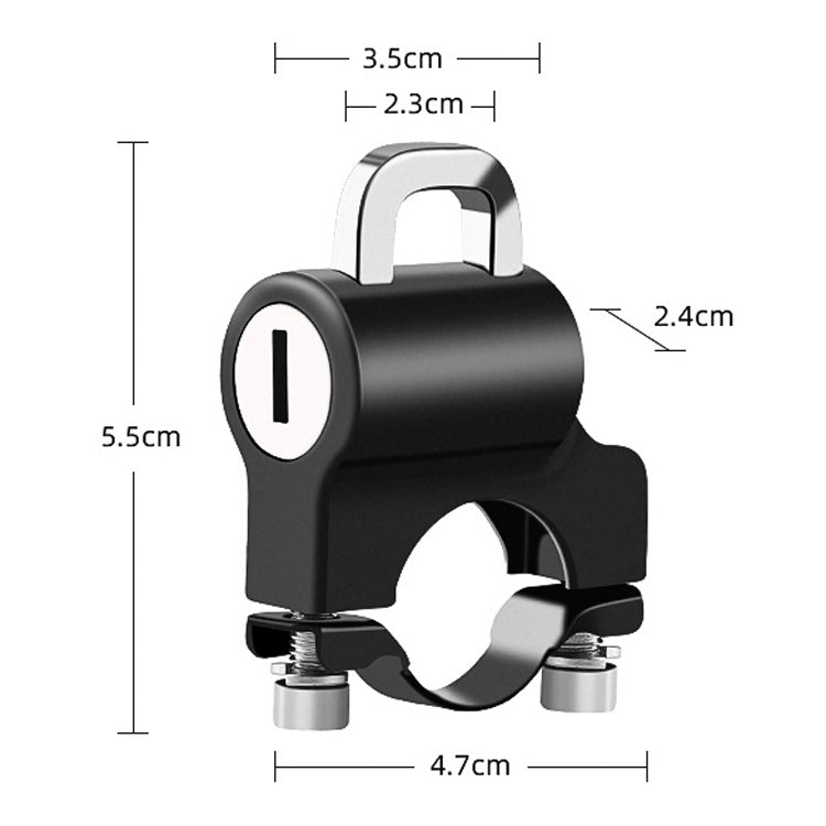 Electric Car Helmet Lock Anti-Theft Fixed Multi-Function Lock Bicycle Handle Fixed Helmet Anti-Theft Lock Helmet Lock Reluova