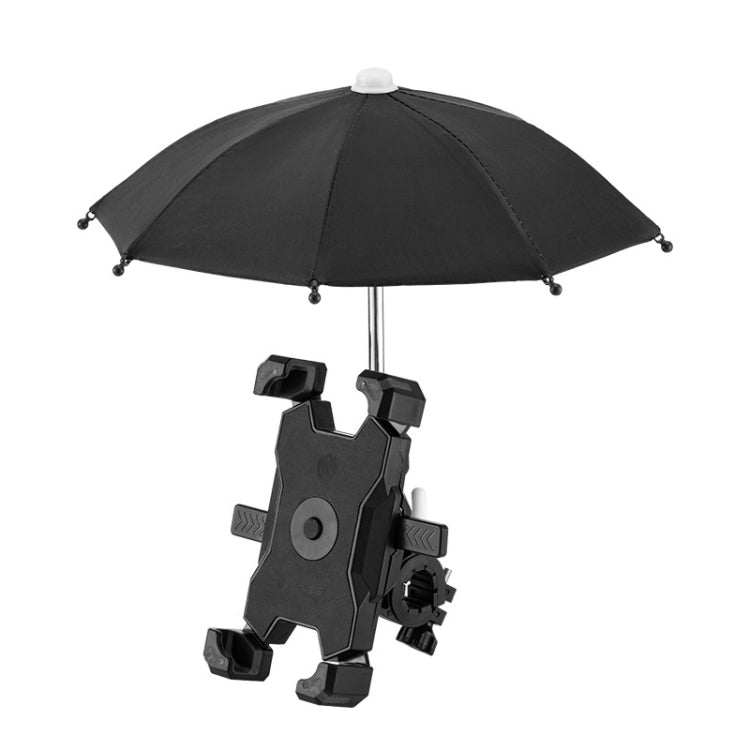 CYCLINGBOX Bicycle Mobile Phone Bracket With Parasol Rider Mobile Phone Frame, Style: Reluova