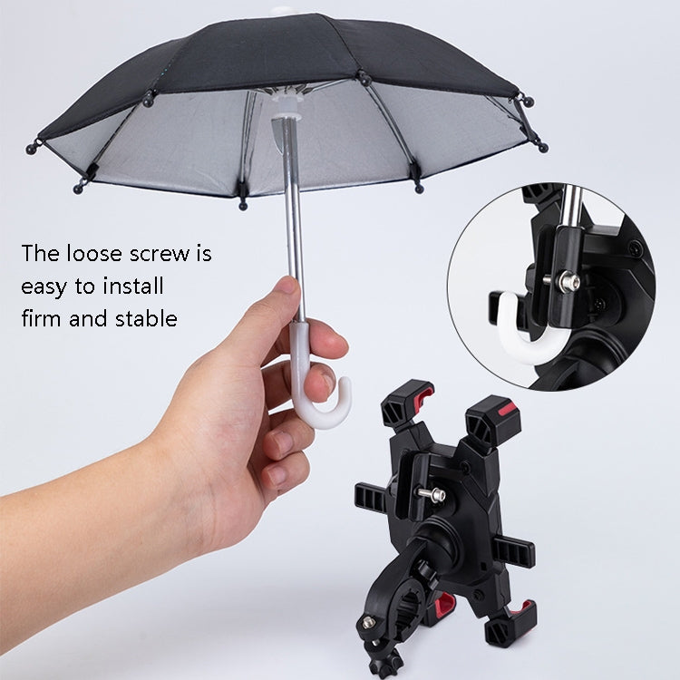 CYCLINGBOX Bicycle Mobile Phone Bracket With Parasol Rider Mobile Phone Frame, Style: Reluova