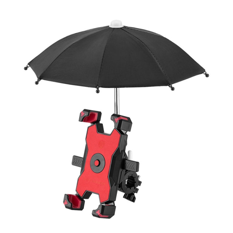 CYCLINGBOX Bicycle Mobile Phone Bracket With Parasol Rider Mobile Phone Frame, Style: Reluova