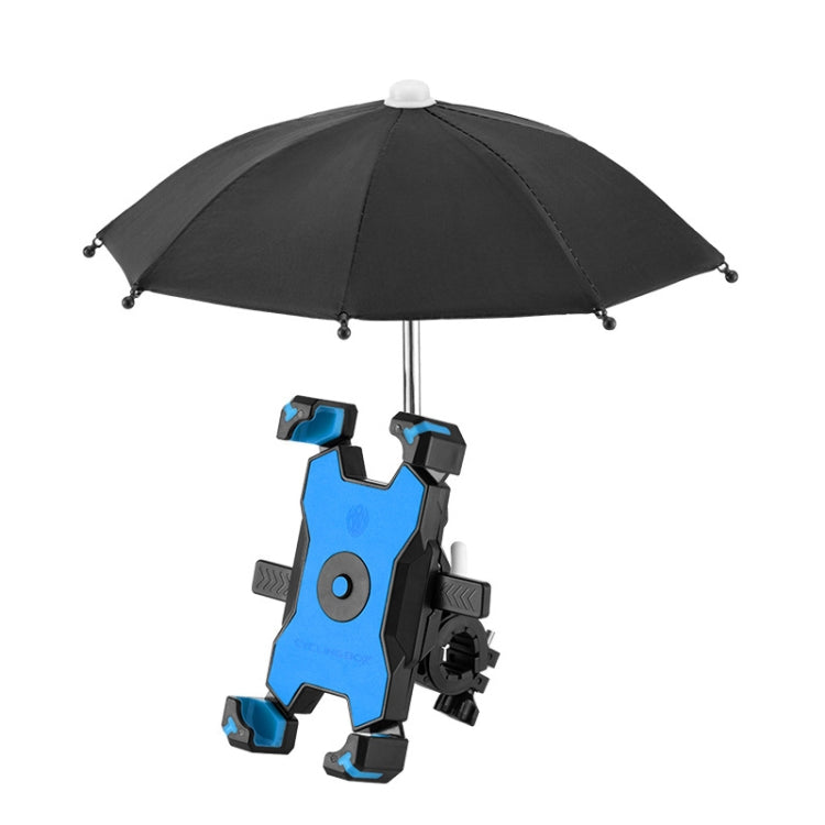 CYCLINGBOX Bicycle Mobile Phone Bracket With Parasol Rider Mobile Phone Frame, Style: Reluova