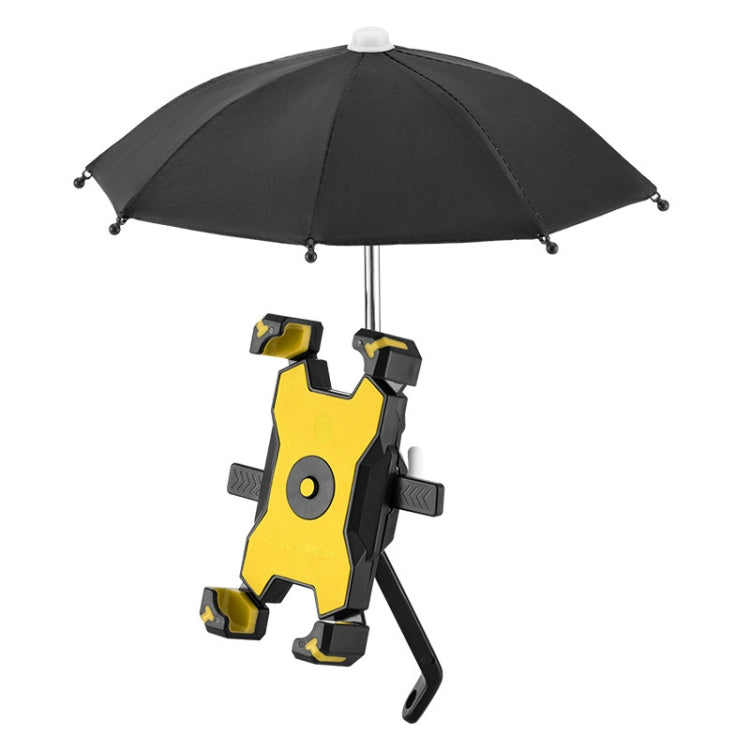 CYCLINGBOX Bicycle Mobile Phone Bracket With Parasol Rider Mobile Phone Frame, Style: Reluova