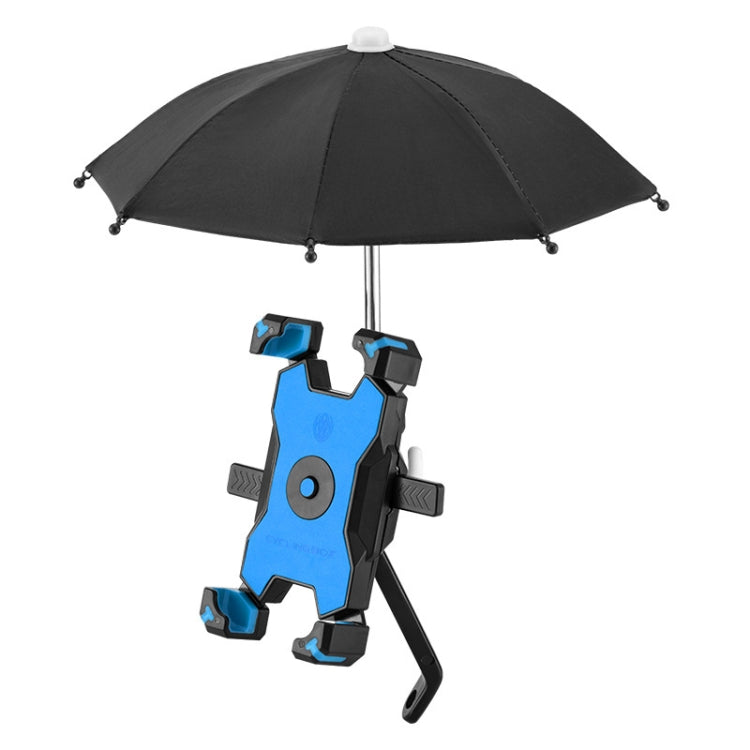 CYCLINGBOX Bicycle Mobile Phone Bracket With Parasol Rider Mobile Phone Frame, Style: Reluova