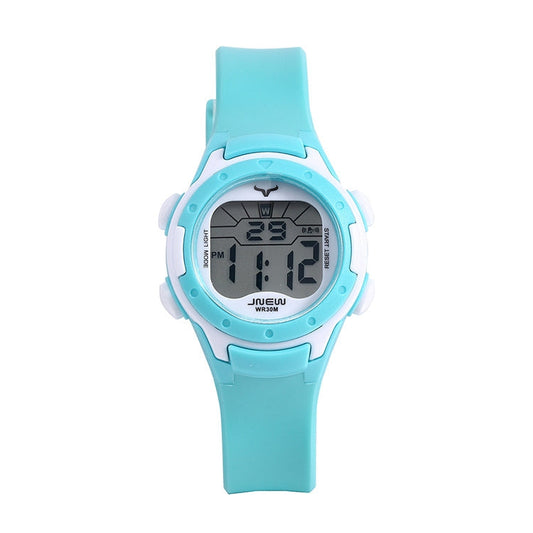 JNEW 9688-2 Children Multifunctional Colorful Backlight Waterproof Sports Digital Watch Reluova