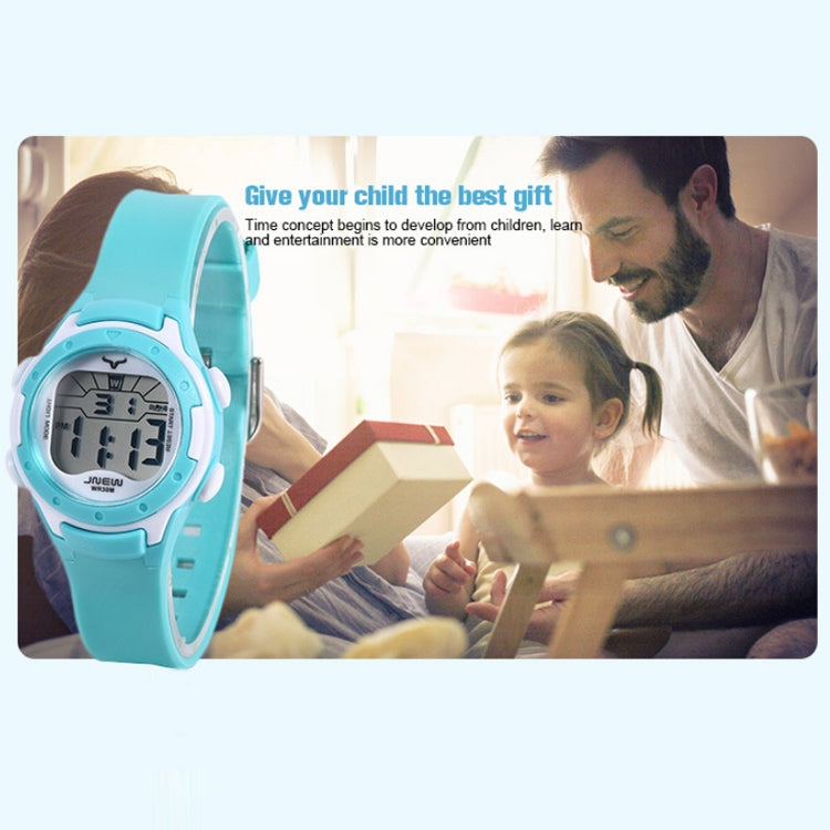 JNEW 9688-2 Children Multifunctional Colorful Backlight Waterproof Sports Digital Watch