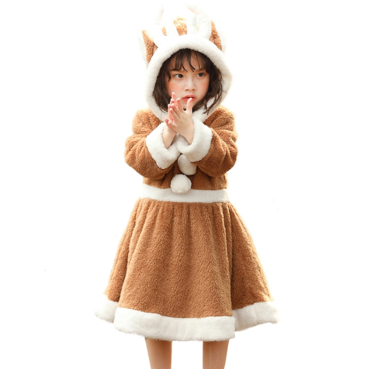 PS4509 Christmas Coral Fleece Animal Costume Christmas Elk Skirt My Store