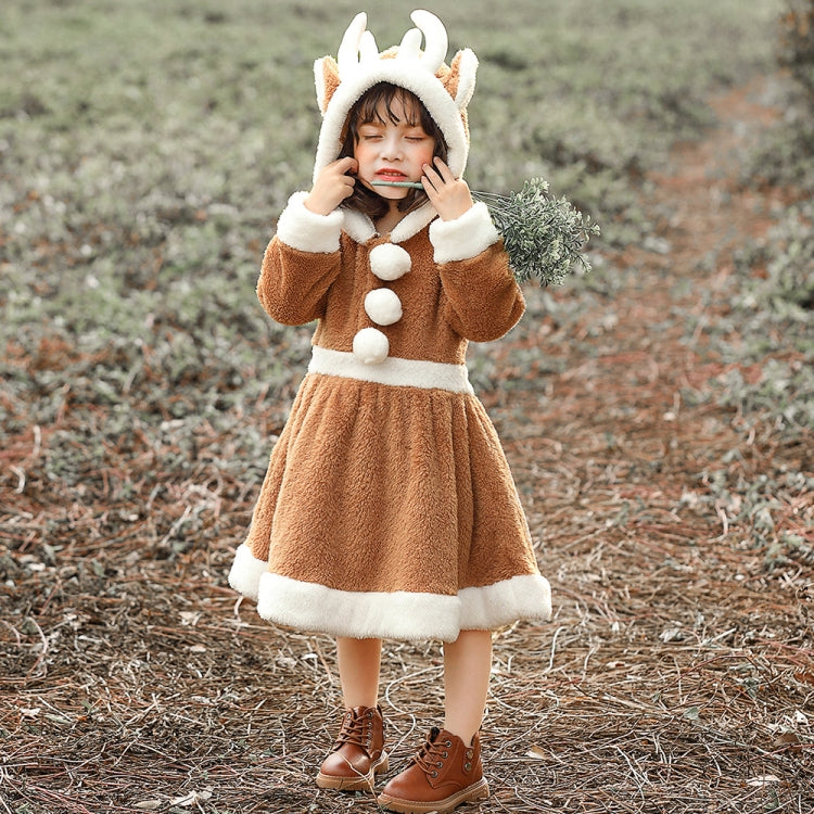 PS4509 Christmas Coral Fleece Animal Costume Christmas Elk Skirt My Store