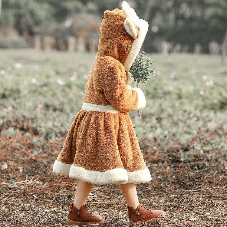 PS4509 Christmas Coral Fleece Animal Costume Christmas Elk Skirt My Store