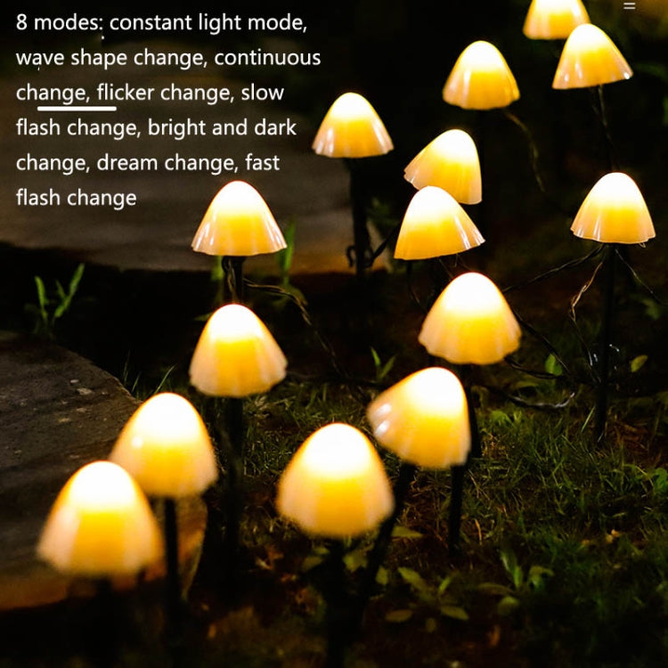 Solar Mushroom Lawn Light Outdoor Waterproof Garden Villa Landscape Decorative String Lights My Store