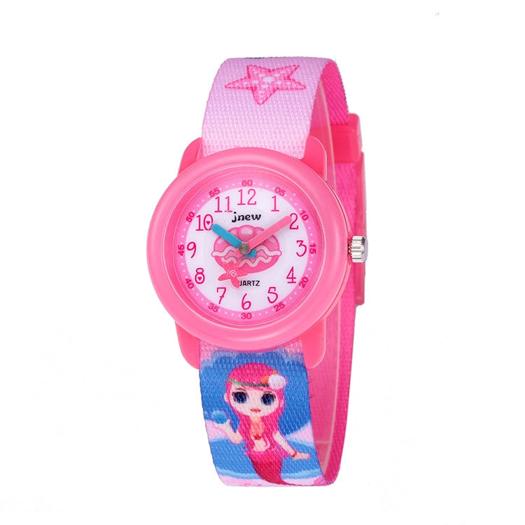 JNEW A369-86355 Children Cartoon Waterproof Quartz Watch Reluova