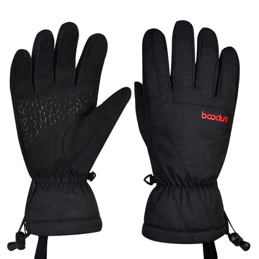 Boodun Five-Finger Ski Gloves Windproof Waterproof Finger Touch Screen Keep Warm Gloves