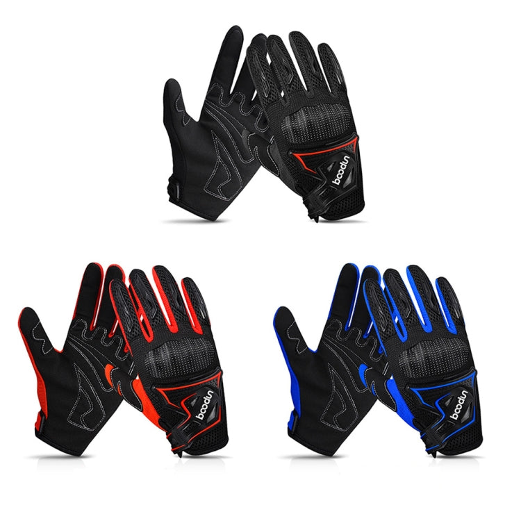 Boodun Motorcycle Electric Car Gloves Riding Off-Road Men And Women Racing Breathable Anti-Fall Gloves Reluova