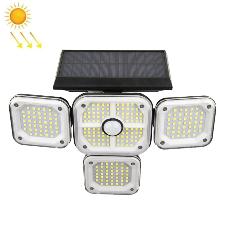 TG-TY051 4-Head Rotatable Solar Wall Light Body Sensor Outdoor Garden Waterproof Corridor Garden Lighting Street Light, Spec: