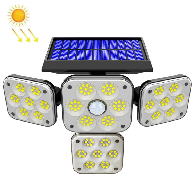 TG-TY051 4-Head Rotatable Solar Wall Light Body Sensor Outdoor Garden Waterproof Corridor Garden Lighting Street Light, Spec: