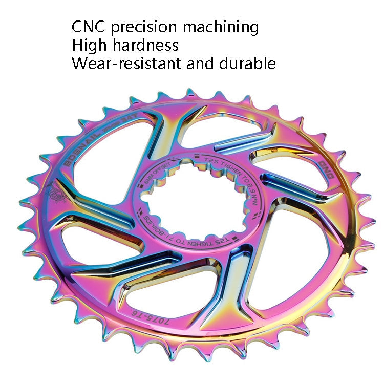 BDSNAIL Mountain Bike Single Disk GXP Direct-Shaped Integrated Disk Positive And Negative Tooth Disc Reluova