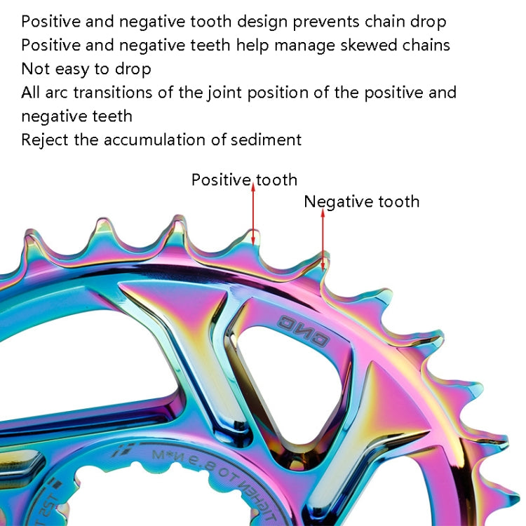 BDSNAIL Mountain Bike Single Disk GXP Direct-Shaped Integrated Disk Positive And Negative Tooth Disc Reluova