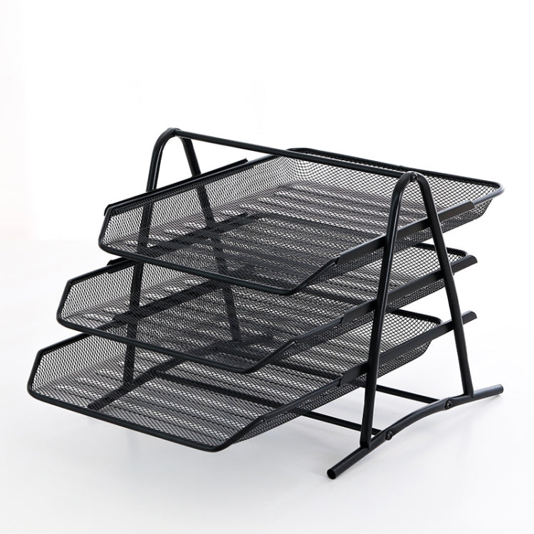 Net-Shaped File Rack Data Storage Frame Storage Rack Metal File Management Rack,Style: My Store