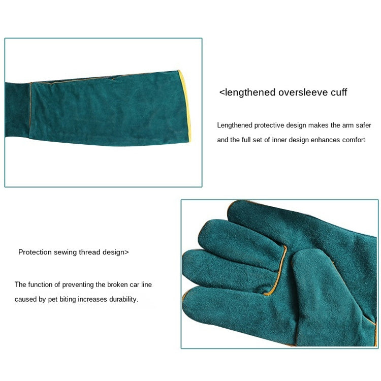 Reptile Anti-Bite Gloves 62cm Length Pet Protective Gloves Reluova