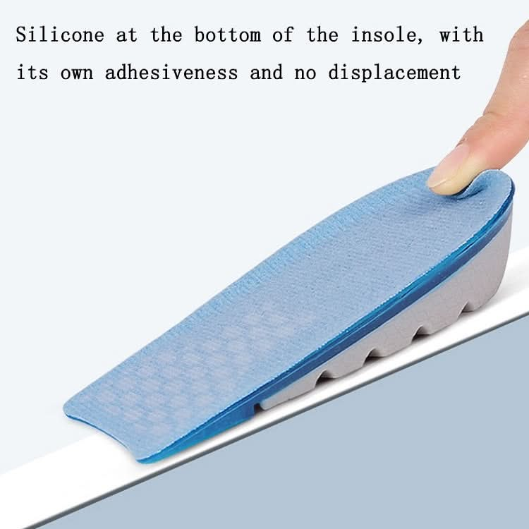 Half-Size Inner Heightening Pads Soft And Comfortable Invisible Shock Absorption Increased Insoles Reluova