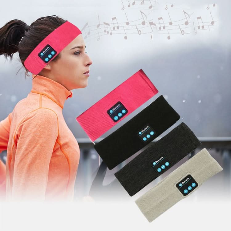 Bluetooth Headset Sports Headband Outdoor Running Yoga Sweat-Absorbent Headscarf