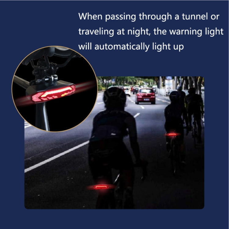 SF31 Bicycle Rail Light Brake Steering Sensor Anti-Theft Alarm Wireless Remote Control Warning Bell Reluova