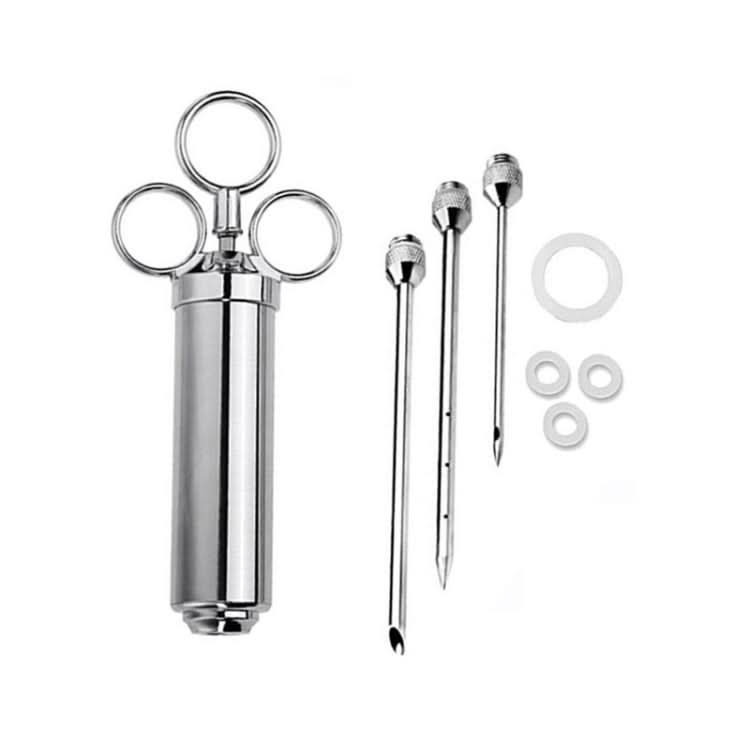 Stainless Steel Seasoning Turkey Syringe Kitchen Seasoning Syringe Reluova