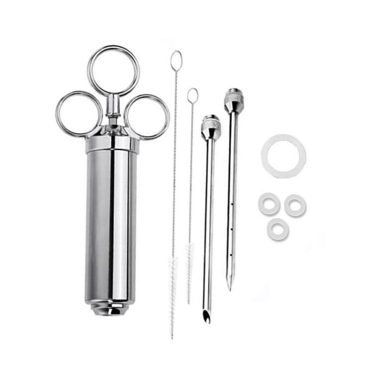 Stainless Steel Seasoning Turkey Syringe Kitchen Seasoning Syringe Reluova