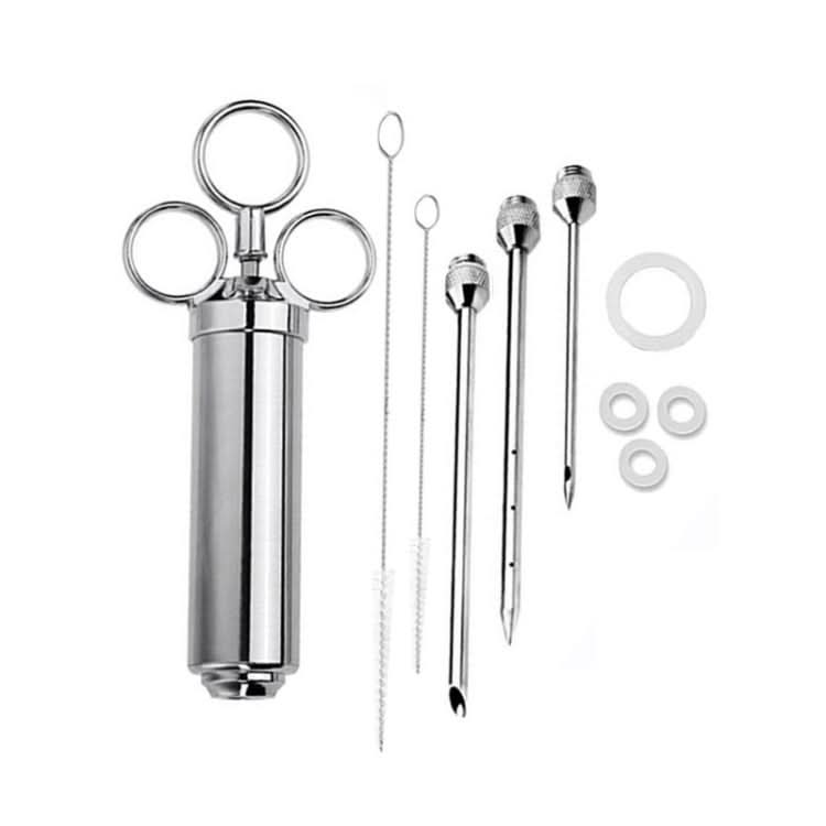 Stainless Steel Seasoning Turkey Syringe Kitchen Seasoning Syringe Reluova