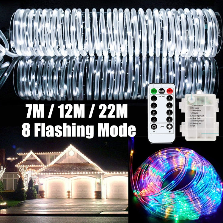 Holiday Party Decoration Tube String Lights LED Garden Decoration Casing Light with Remote Control, Spec: My Store