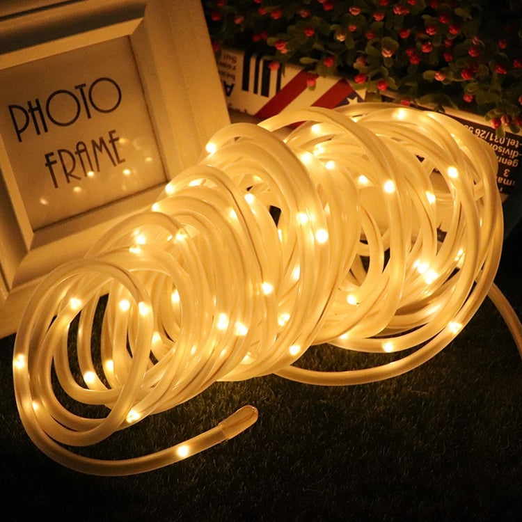 Holiday Party Decoration Tube String Lights LED Garden Decoration Casing Light with Remote Control, Spec: My Store