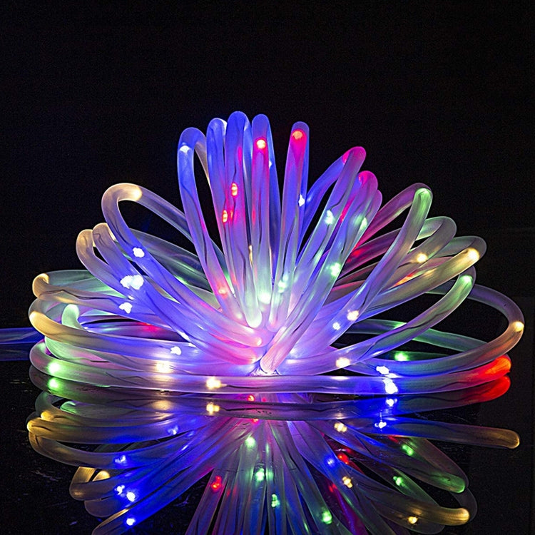 Holiday Party Decoration Tube String Lights LED Garden Decoration Casing Light with Remote Control, Spec: My Store