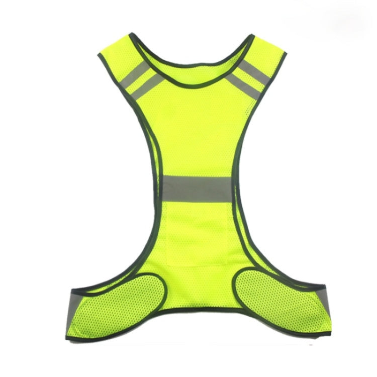 Sports Reflective Vest Night Running Outdoor Reflective Clothing Traffic Safety Reflective Vest,Style: