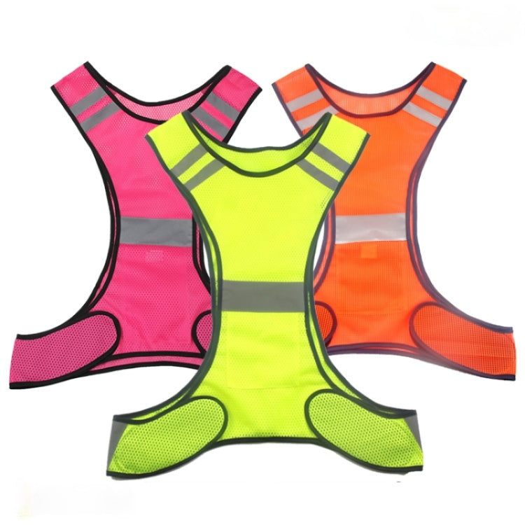 Sports Reflective Vest Night Running Outdoor Reflective Clothing Traffic Safety Reflective Vest,Style: