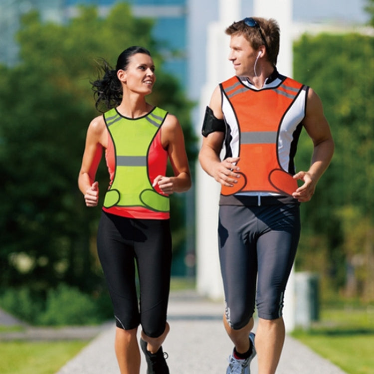 Sports Reflective Vest Night Running Outdoor Reflective Clothing Traffic Safety Reflective Vest,Style: ÎҵÄÉ̵ê