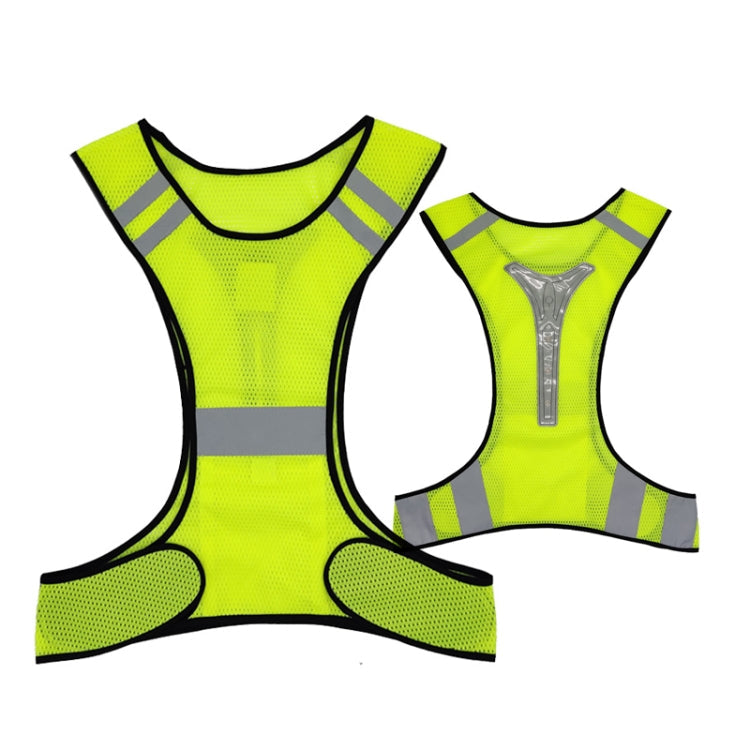 Sports Reflective Vest Night Running Outdoor Reflective Clothing Traffic Safety Reflective Vest,Style: