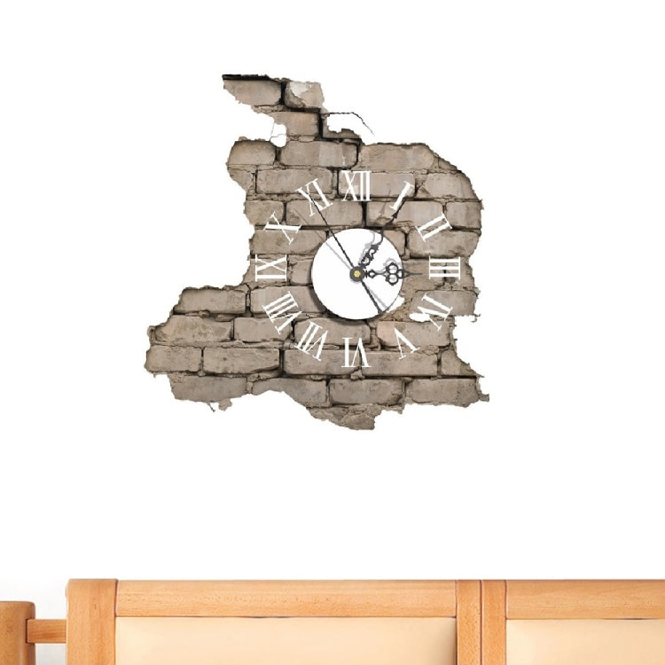 Living Room Decoration Wall Sticker Clock Digital Noiseless Wall Clock My Store