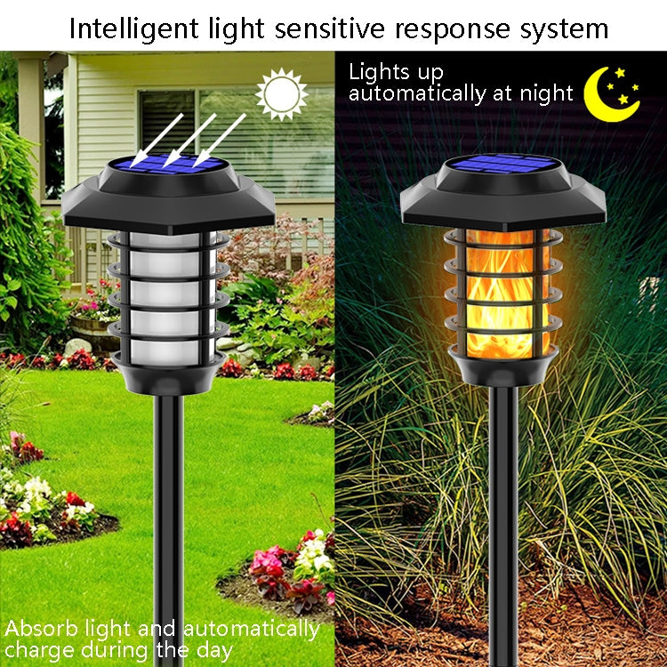 Solar LED Lawn Simulation Flame Lamp Outdoor Garden Lighting Landscape Light, Spec: