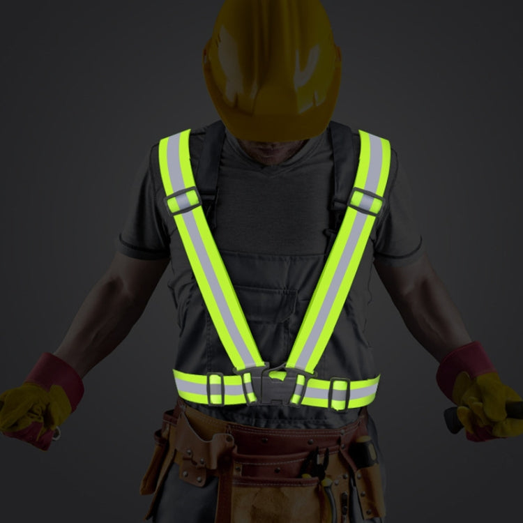 Reflective Elastic Band Suit Night Running Construction Site Traffic Safety Reflective Equipment,Style: My Store