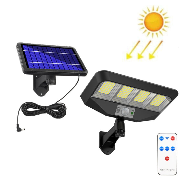 TG-TY081 LED Solar Wall Light Body Sensation Outdoor Waterproof Courtyard Lamp with Remote Control, Style: