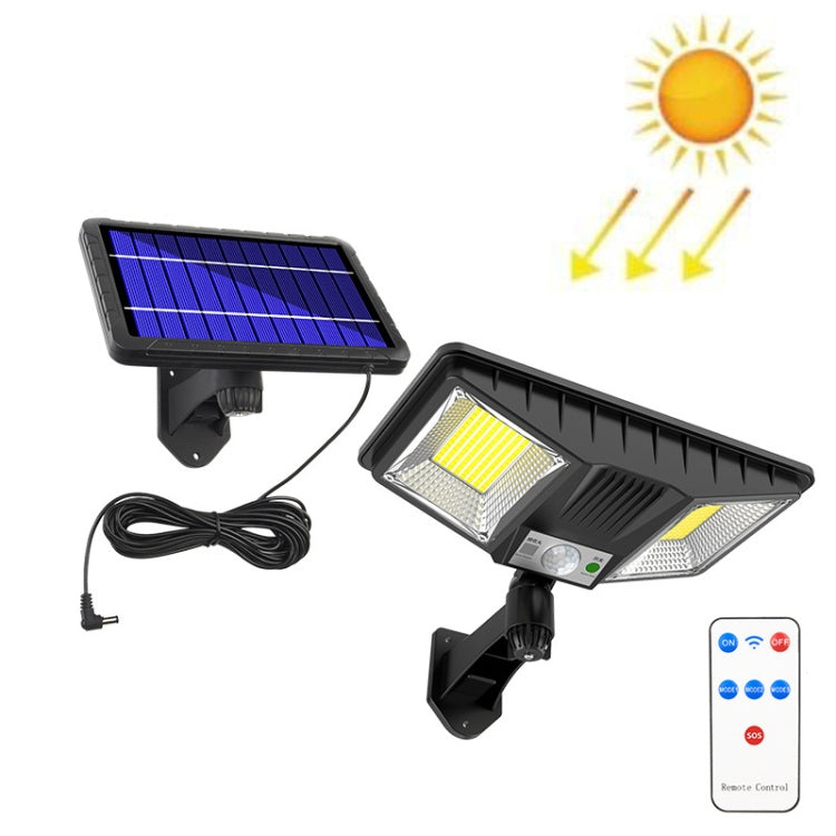 TG-TY081 LED Solar Wall Light Body Sensation Outdoor Waterproof Courtyard Lamp with Remote Control, Style: