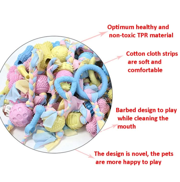 Pet Toys TPR Bite Resistance Dog Supplies Cotton Rope Cloth Toys - Reluova